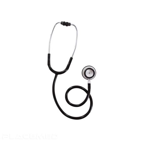 Stéthoscope Adulte Spengler Dual Pulse II - Modèle Chromé Noir