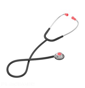 Adult Pulse II Single Diaphragm Stethoscope - Coral model