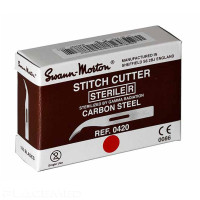 Stitch Cutters - Coupe-Fils Stérile en Acier Carbone Court 6,5 cm Swann Morton