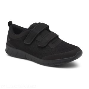 Suecos Alma Velcro Shoe - Black