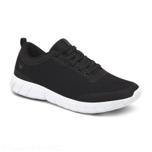 Suecos Alma Classic Work Sneaker - Black and white