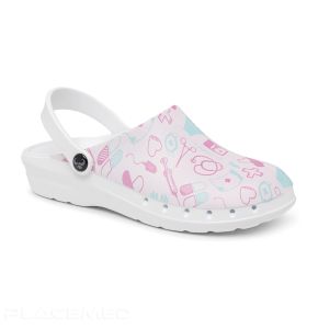Suecos Oden Fusion Work Clog - Pink