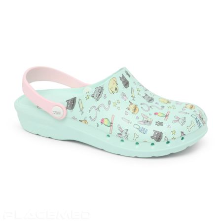 Suecos Oden Fusion Print EEA Work Clog - Animal Print Suecos Oden Fusion Print EEA Work Clog - Animal Print