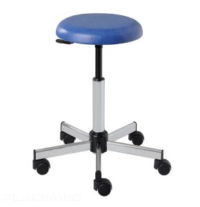 Carina Consultation Stool - Chrome Base, Comfort and Mobility