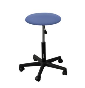 Holtex Adjustable Stool 5 Casters Plastic Base - Lavender Color