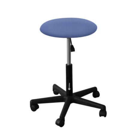 Holtex Adjustable Stool 5 Casters Plastic Base - Lavender Color