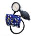 Spengler Lian Classic Children's Sphygmomanometer - Double Tubing, Patterned Cotton Velcro Cuff V 9303