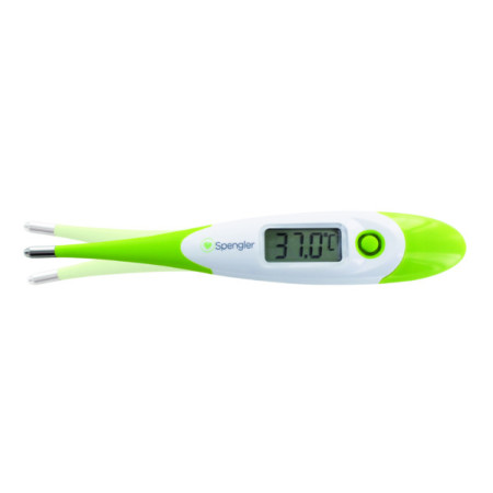 Spengler Tempo 10 Flex Rectal Thermometer, Green