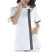 Women's Medical Tunic Huesca White Anthracite - Sizes XS to XXL V 2624