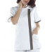 Women's Medical Tunic Huesca White Anthracite - Sizes XS to XXL V 2640