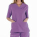 GRANADA Unisex Medical Tunic in Purple - Sizes XS to XXL V 2637