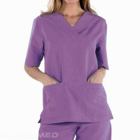GRANADA Unisex Medical Tunic in Purple - Sizes XS to XXL