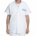 Etna Unisex Medical Tunic - White and Blue - Sizes 00 to 7 V 2691