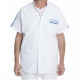Unisex Medical Tunic Etna - White and Blue - Size 2 V 2691