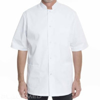 AGIAS Unisex White Professional Tunic – Comfort and Quality - Size to Choose 
