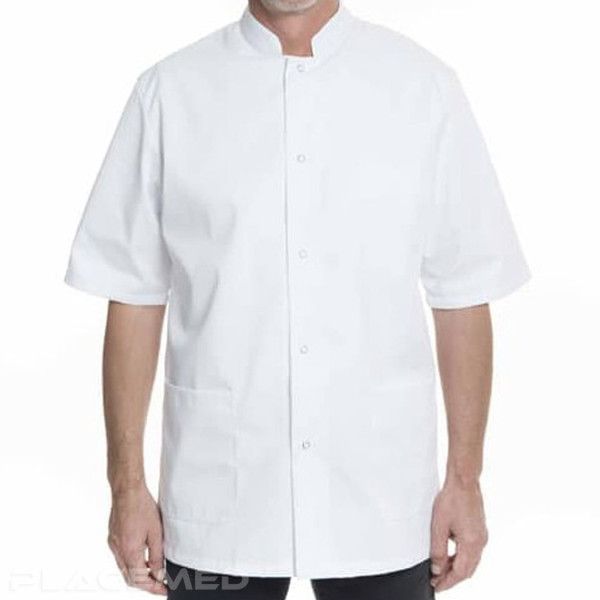 Unisex Professional White Tunic AGIAS – Comfort and Quality - Size 7