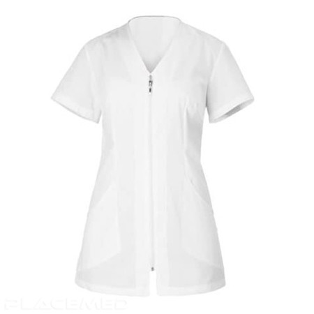 Professional Tunic for Women - Olga - White Colour - Size XXL