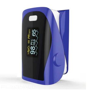 Blue Professional Pulse Oximeter - Accurate SpO2 and Heart Rate Measurement