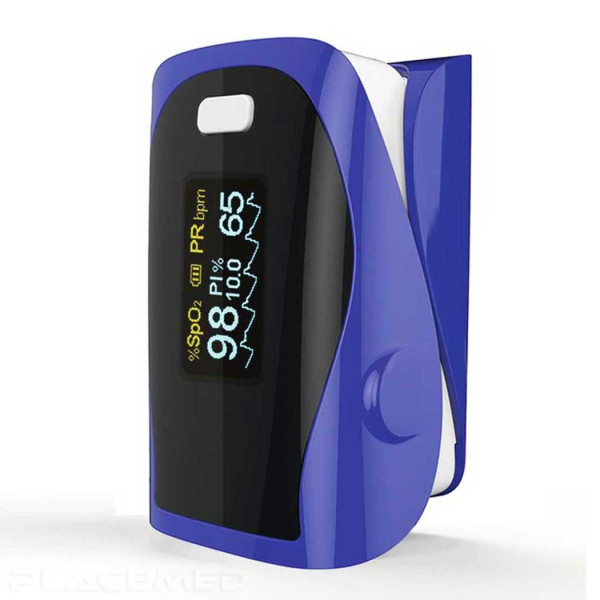 Blue Professional Pulse Oximeter - Accurate SpO2 and Heart Rate Measurement