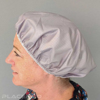 Charlotte polyester lavable grise x5 - Idéal pour les soignants