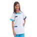 Women's Cléa Tunic - Serged Fabric - Side Closure - 75 cm Length V 3384