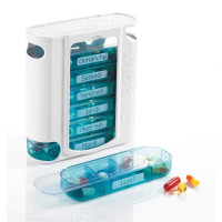 Pilbox 7 - Dynamic and Ergonomic Weekly Pill Organizer Made in France