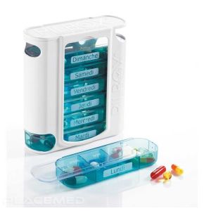 Pilbox 7 - Dynamic and Ergonomic Weekly Pill Organizer Made in France