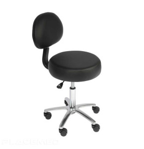 Comfort Premium Stool with Backrest - Ergonomics and Quality for Professionals