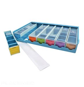Medium Hospital Pill Organizer Adapted for Bulky Medications