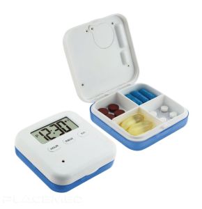 Electronic Daily Pill Organizer 5 Alarms - 4 Pill Compartments