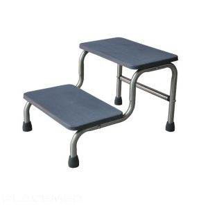 2-Step Stainless Steel Step Stool - Comfort and Safety