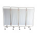 White 4-Panel Stainless Steel Screen - Elegance and Durability
