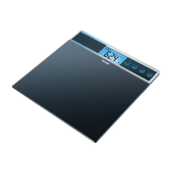 Glass Talking Scale with Blue Backlight and Multilingual Features