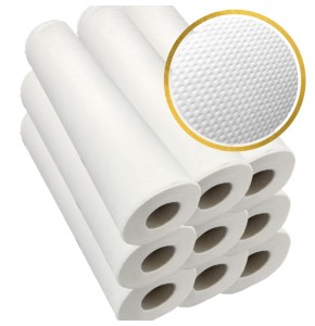 6 ROULEAUX DE DRAP EXAMEN GAUFRÉ - PURE OUATE BLANCHE - 70 X 35 CM 6 ROULEAUX DE DRAP EXAMEN GAUFRÉ - PURE OUATE BLANCHE - 70 X 35 CM