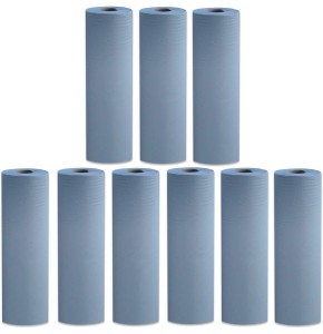 9 x Simply Direct Bleu Massage Lit Rouleaux 2 Plis. Hygiène Rouleau. 48cm large x 50 metres long 9 x Simply Direct Bleu Massage Lit Rouleaux 2 Plis. Hygiène Rouleau. 48cm large x 50 metres long