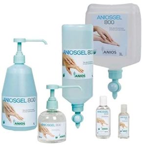 Anios Gel Désinfectant pour Friction Hydro Alcoolique avec Pompe Doseuse Flacon 1 L