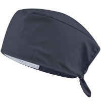 B-well Bonnet en tissu pour infirmière, infirmière, dentiste, pharmacien, vétérinaire, personnel médical, gris graphite, taille unique