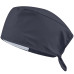 B-well Fabric Surgical Cap for Medical Staff - Gray Graphite - One Size Fits All