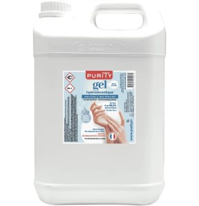 Bidon de 5 litres Gel Hydroalcoolique Parfum Fleur de Lin