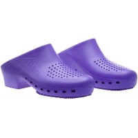 Calzuro Sanitary Clogs S Classic with Professional Holes CE 38-39 Eggplant