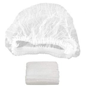 Charlottes de Protection Jetables Taille Unique Vendues par Lot de 1000 pièces Charlottes de Protection Jetables Taille Unique Vendues par Lot de 1000 pièces