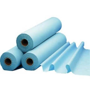 Drap d'examen - bleu - imperméable 180 formats 50 x 38 cm / le carton de 6 rouleaux Drap d'examen - bleu - imperméable 180 formats 50 x 38 cm / le carton de 6 rouleaux