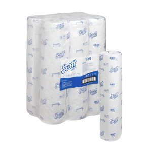 Drap d'examen Scott Extra (51W) 6003 - 6 rouleaux de 130 formats blancs, 2 épaisseurs Drap d'examen Scott Extra (51W) 6003 - 6 rouleaux de 130 formats blancs, 2 épaisseurs
