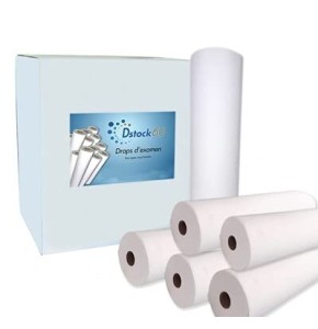 DRAPS D’EXAMEN 50 x 190 cm - Rouleau de 30 formats emballé individuellement DRAPS D’EXAMEN 50 x 190 cm - Rouleau de 30 formats emballé individuellement