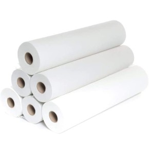 Embossed Examination Rolls - White Pure Wadding 2x18gsm - Box of 9 Rolls - French Manufacturer