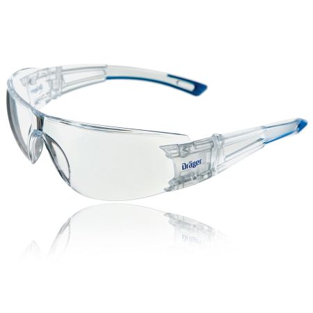 Dräger X-pect 8330 Lunettes de sécurité | 1 Paire | Lunettes de Protection UV Anti-buée | Diélectrique pour des environnements à Haute Tension