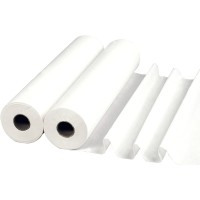 Dstock60 Pack of 2 Examination Sheet Rolls - 50x35 - Pure Cotton - Made in France - Medical Offices