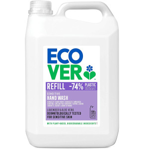 Ecover Savon Mains Parfum Lavande Format Xl | Origine Naturelle Éco-Responsable | Pour Une Peau Ultra Douce | 5L