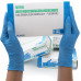 Box of 100 Nitrile Gloves (XL, Blue) - Disposable Examination Gloves, Powder-Free, Latex-Free, Non-Sterile