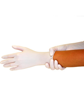 Box of 100 Nitrile Gloves (XS, White) - Disposable Examination Gloves, Powder-Free, Latex-Free, Non-Sterile